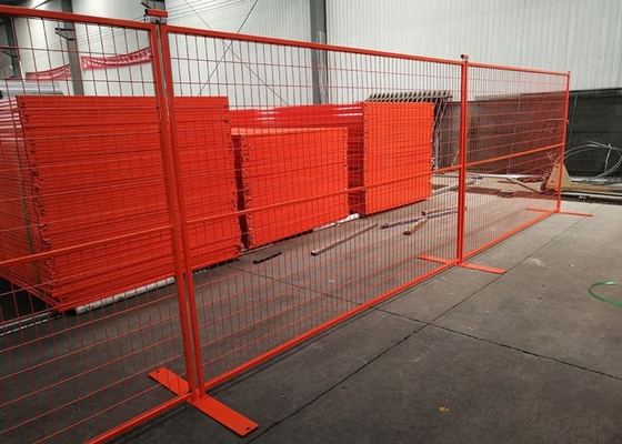 1.8m x 2.9m Kanada vorübergehender Zaun Panels PVCs Bau-3mm