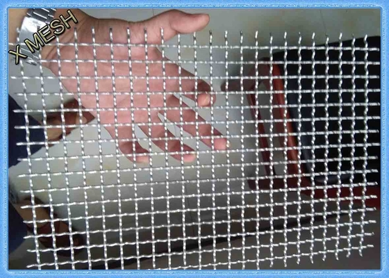 Geschweißter Edelstahl-gewebter Maschendraht, Aluminium quetschverbundene Metallmaschen-Platten 1,20m x 100m