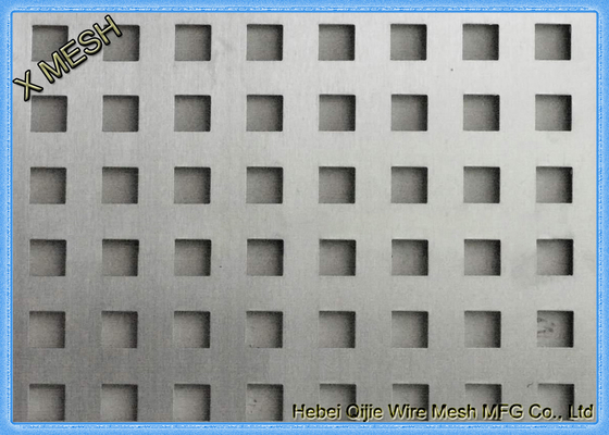Quadratische Löcher perforierte Metallplatten-Fassade SS-Platten ausgezeichnete Sicht