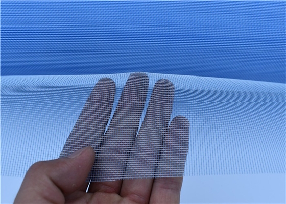 Blaues weißes Polymer-unsichtbares Moskito-Fenstergitter für 0,5-3M-Breite