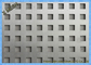 Quadratische Löcher perforierte Metallplatten-Fassade SS-Platten ausgezeichnete Sicht