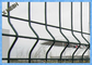 3D gebogene PVCüberzogene Stahlmaschendraht-schützende Zaun-Platten für hohe Sicherheit