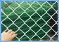 Grüner farbiger Kettenglied-Garten-Sicherheits-Draht Mesh Iron Metal Farm Fence für Garten